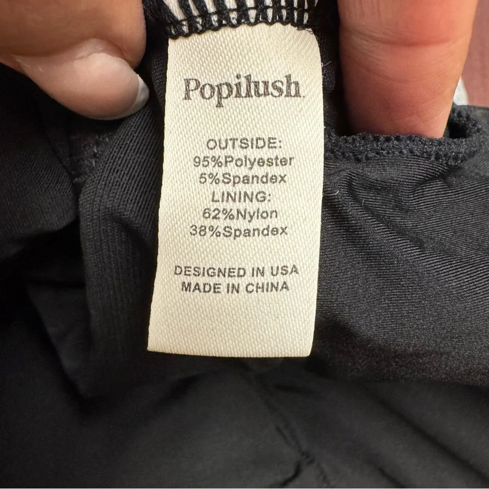 Popilush Elegant Black Wide Leg Jumpsuit - Picture 9 of 15